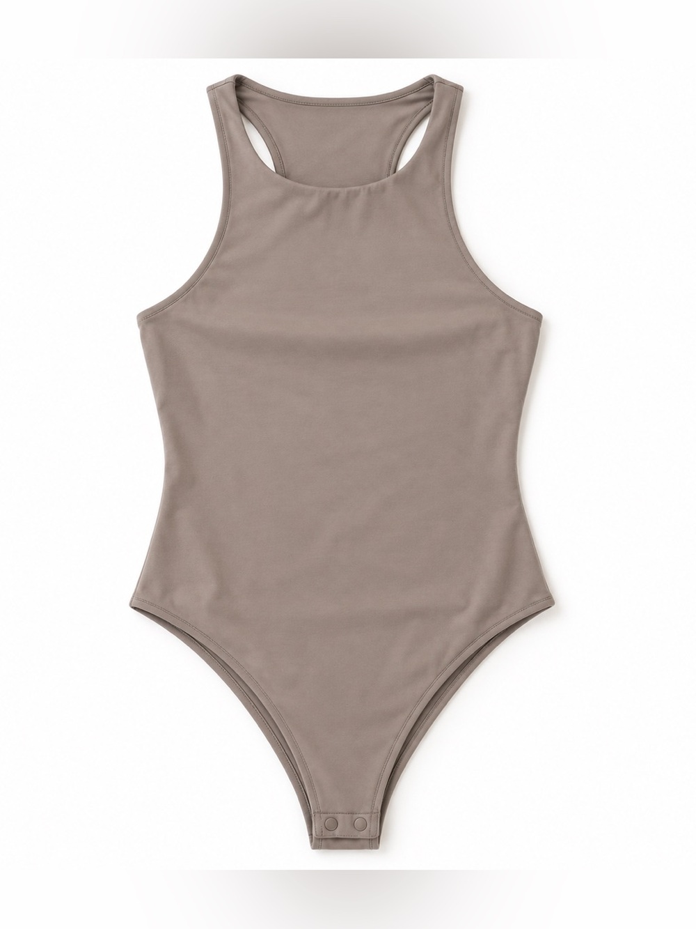 🤎 Aritzia Babaton Taupe Racerback Bodysuit – Size M